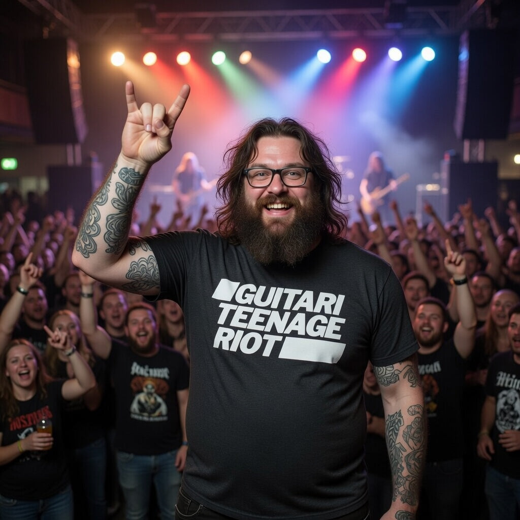 Guitari Teenage Riot Logo Tee