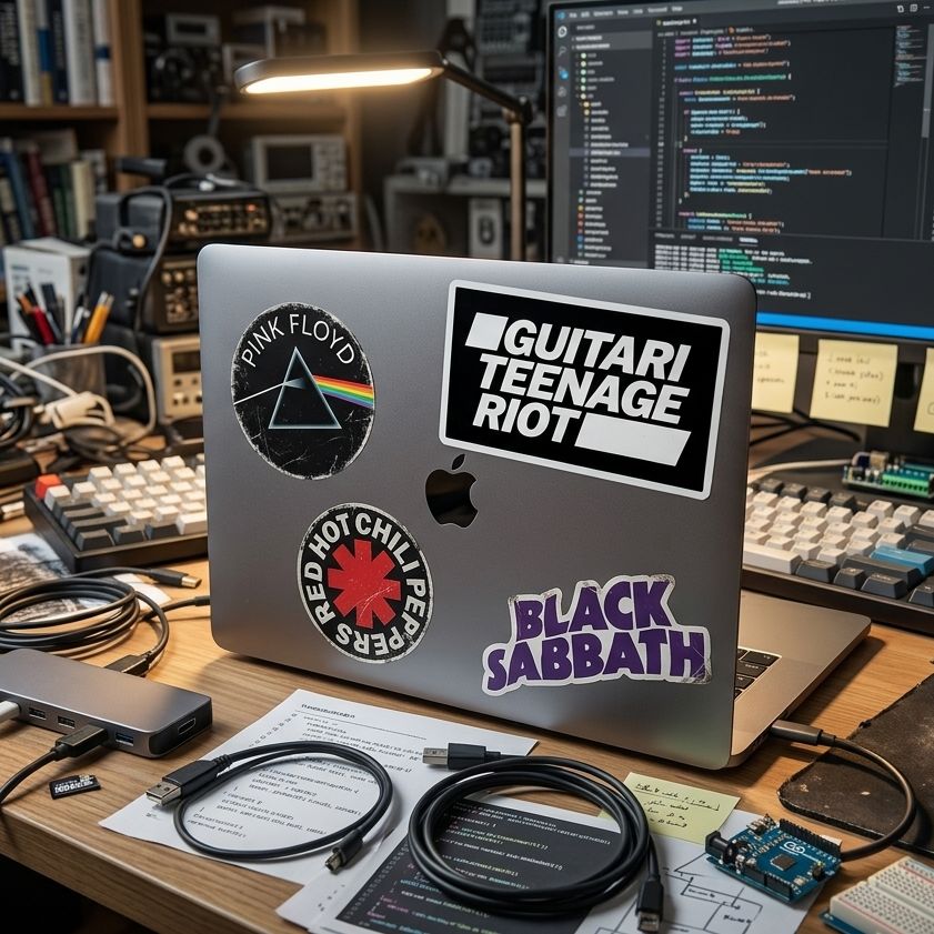 Guitari Teenage Riot Sticker